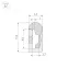 Силиконовый профиль WPH-FLEX-0613-SIDE-S8-20m WHITE (Силикон)