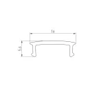 Экран ARH-LINE-3750A-2000 CLEAR (ARL, Пластик)