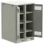 Шкаф LINEA B (пустой) 1350х900х950мм двустворчатая металлическая дверь серый