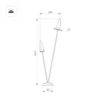 Экран STRETCH-S-35-CEIL-CENTER-50m OPAL (GAMMA35) (Arlight, -)