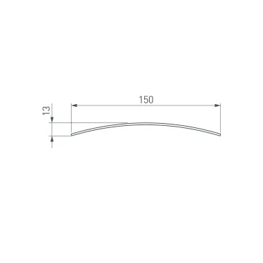 Профиль пластиковый ARH-CH15-2000-PVC (ARL, Пластик)