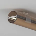 Профиль ARH-ROUND-D20-DUAL-2000 ANOD (Алюминий)