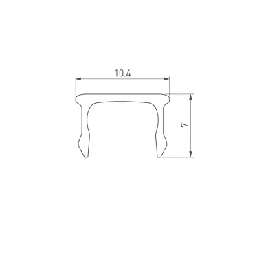 Провод питания ARL-20AWG-CLEAR-3Wire-CU-Double (3x0.75мм)