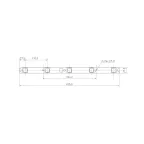 Тройник PLS-LOCK-H25-T135R правый (с экраном MAT-L) (ARL, Металл)