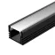 Профиль PDS-S-2000 ANOD Black RAL9005 | 020895 | Arlight