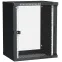 Шкаф LINEA WE 15U 600x450мм дверь стекло черный