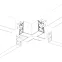 Угол S2-LINE-4067-X90 крестовой (ARL, Металл)