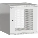                  Шкаф LINEA WE 9U 600x650мм дверь перфорированная серый
               