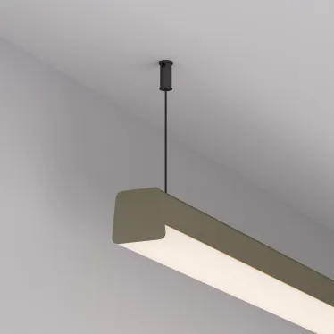 Профиль с экраном LINE-D-3734-2000 TETRA OLIVE GREY+OPAL (ARL, Алюминий)