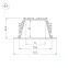 Профиль KLUS-POWER-RW70FS-2000 ANOD | 019882 | Arlight