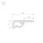 Экран ARH-DECORE-S12 Square Clear (ARL, Пластик)