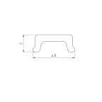 Разъем выводной DCWP-2pin-L150mm-X1F (MAMA) (ARL, -)