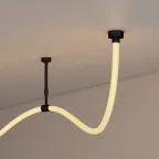 Профиль силиконовый WPH-FLEX-ROPE-D22-360deg-S8-5m WHITE (ARL, силикон)