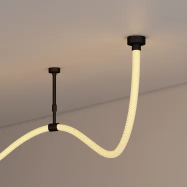 Профиль силиконовый WPH-FLEX-ROPE-D22-360deg-S8-5m WHITE (ARL, силикон)