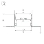 Крестовина SL-LINIA45-FANTOM (arlight, Металл) | 030109 | Arlight