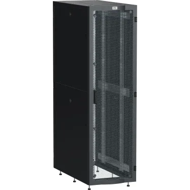 Шкаф серверный ITK LINEA S 19'' 48U 600х1200мм перфорированная дверь черный