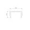 Экран ARH-WIDE-B-H20-2000 Square Frost-PM (ARL, Пластик)
