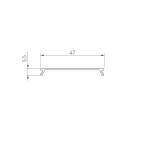 Крепление MOONLIGHT-BASE-ROUND-D25-S White (Arlight, Металл)