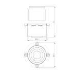 Экран ARH-POWER-W35(F)-2000 OPAL (ARL, Пластик)