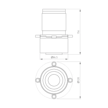 Экран ARH-POWER-W35(F)-2000 OPAL (ARL, Пластик)