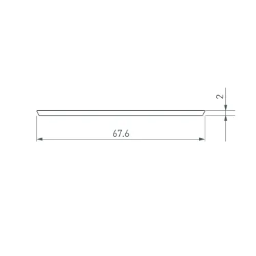 Экран прозрачный для KLUS-POWER-W70, RW70 (ARL, Пластик)