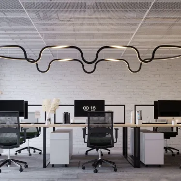 Профиль SL-ARC-3535-LINE-2500 BLACK (ARL, Алюминий)