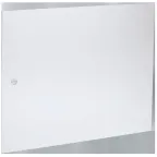                 Дверь стеклянная для шкафа LINEA WE 12U 600мм
               
