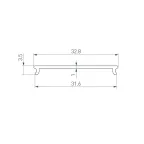 Экран SL-ROUND-D60-2000 OPAL (ARL, Пластик)