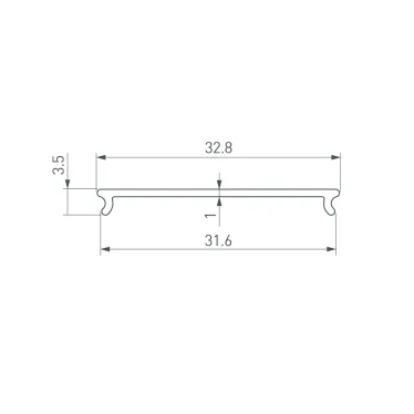 Экран SL-ROUND-D60-2000 OPAL (ARL, Пластик)