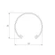 Экран SL-ROUND-D60-2000 OPAL (ARL, Пластик)