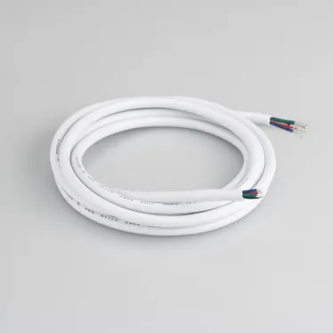 Провод питания ARL-MOONLIGHT-20AWG-4W-D6-CU-2000 White | 028125 | Arlight