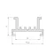 Крепление MOONLIGHT-BASE-ROUND-D18-L White (Arlight, Металл)