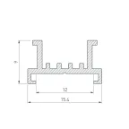 Крепление MOONLIGHT-BASE-ROUND-D18-L White (Arlight, Металл)
