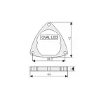 Держатель OVAL-SG | 017269 | Arlight