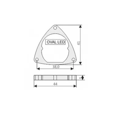 Держатель OVAL-SG | 017269 | Arlight