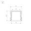 Профиль LINE-1715-2000 WHITE (ARL, алюминий)