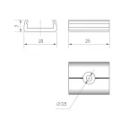 Крепеж ALU-LINE-DUO (ARL, Металл)