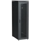 Шкаф напольный сетевой 19'' LINEA N 47U 800х1000мм перфорированная передняя дверь задняя перфорированная черный