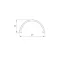 Крепление MOONLIGHT-BASE-ROUND-D13-L Silver (Arlight, Металл)
