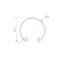 Крепление MOONLIGHT-ROUND-D13-S-KIT White (Arlight, Металл)