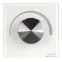 Крепление MOONLIGHT-BASE-ROUND-D25-L White (Arlight, Металл)