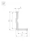 Профиль ALM-BASE-H10-2000 RAL9016 | 026691 | Arlight
