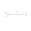 Экран ARH-KANT-H16-2000 Square Clear-PM (ARL, Пластик)