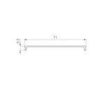 Экран ARH-KANT-H16-2000 Square Clear-PM (ARL, Пластик)
