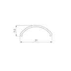 Экран ROUND-D36-360-2500 BLACK OPAL (ARL)