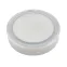 Зеркало карманное с подсветкой (1Х+2Х) ULK-F70 2AAA WHITE На батарейках 2AАА (не в/к). Белый. ТМ