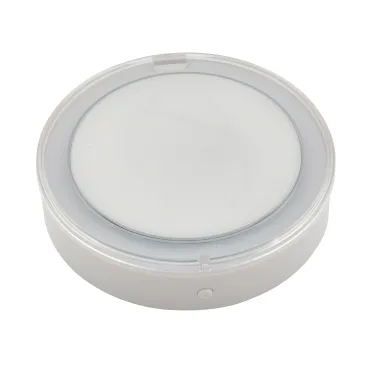 Зеркало карманное с подсветкой (1Х+2Х) ULK-F70 2AAA WHITE На батарейках 2AАА (не в/к). Белый. ТМ