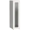 Шкаф LINEA E 42U 600х800мм двери 2шт стеклянная и металлическая. серый