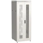                  Шкаф сетевой 19' LINEA N 42U 800х800мм двустворчатая перфорированная дверь задняя перфорированная серый
               