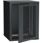 Шкаф LINEA W 18U 600x600 мм дверь перфорированная RAL9005